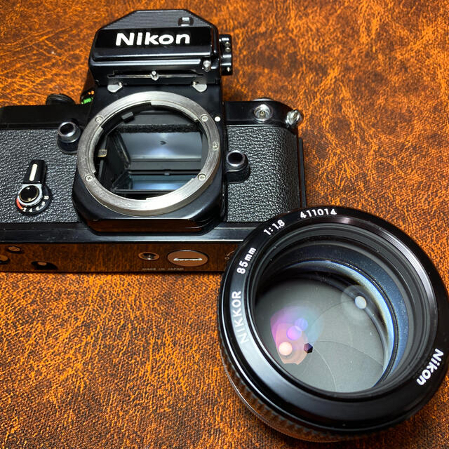 Nikon(ニコン)のNikon F2フォトミックS+Ai改-NIKKOR 85mm f/1.8 スマホ/家電/カメラのカメラ(フィルムカメラ)の商品写真