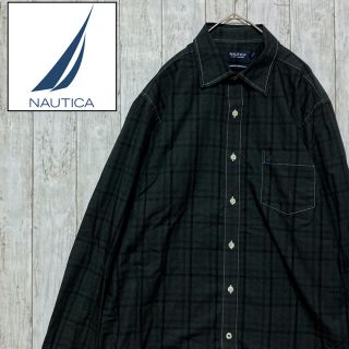 ノーティカ(NAUTICA)の〔古着〕nautica ノーティカ チェックシャツ 刺繍ロゴ(シャツ)