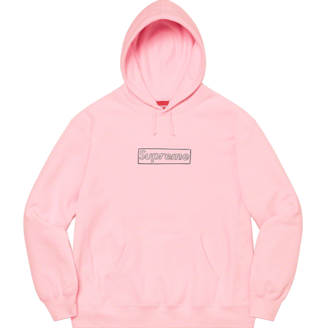Supreme(シュプリーム)の【Mサイズ】KAWS Chalk Logo Hooded Sweatshirt  メンズのトップス(パーカー)の商品写真