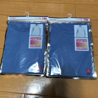 ユニクロ(UNIQLO)のUNIQLO 新品 ヒートテック半袖　130 ２枚セット(下着)