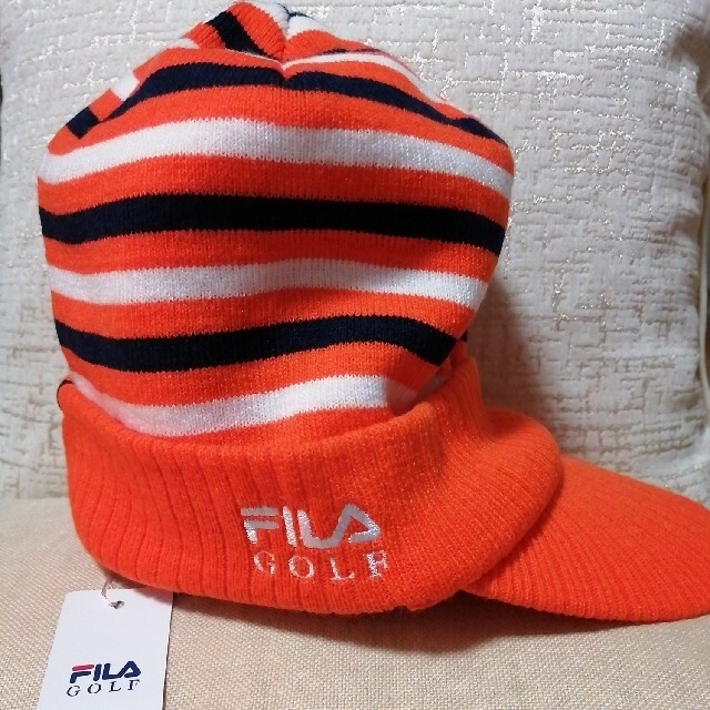 FILA(フィラ)の新品☆未使用FILA GOLF メンズ ニットキャプ スポーツ/アウトドアのゴルフ(その他)の商品写真