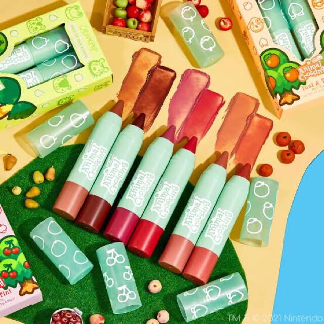 colourpop x 任天堂あつまれ どうぶつの森の限定リップセット