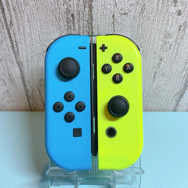 美品 人気カラー ブルー イエロー Switch 左右セット ジョイコンレッド