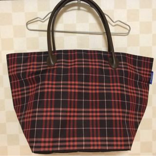 バーバリーブルーレーベル(BURBERRY BLUE LABEL)のBurberry  Blue  Level  チェックトート大(トートバッグ)