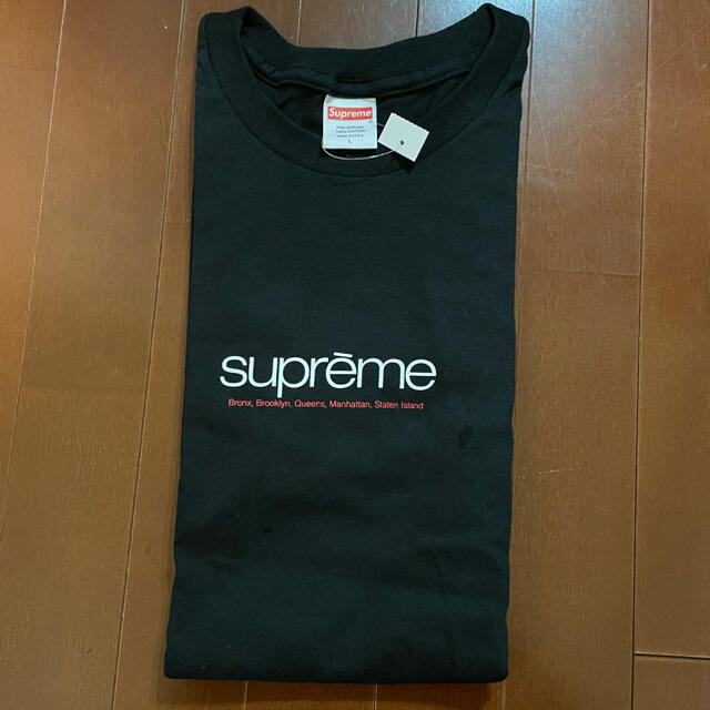 supreme Five Boroughs Tee L 黒 - Tシャツ/カットソー(半袖/袖なし)