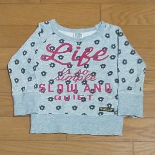 エフオーキッズ(F.O.KIDS)のエフオーキッズ 花柄トレーナー　95(Tシャツ/カットソー)