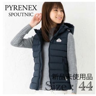 ピレネックス(Pyrenex)の新品未使用品　ピレネックス　ダウンベスト レディース　size:44(ダウンベスト)