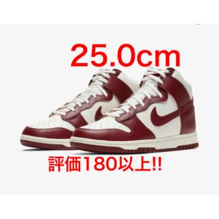 ナイキ(NIKE)のNIKE DUNK HIGH TEAM RED ダンク チームレッド(スニーカー)