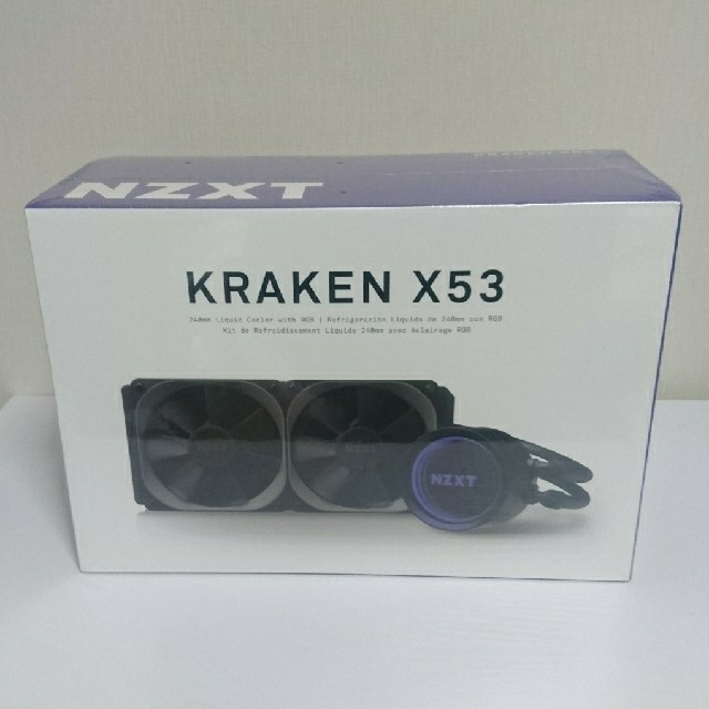 PCパーツNZXT KRAKEN X53 240mm 新品