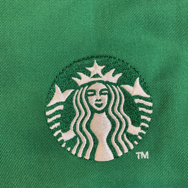 Starbucks Coffee(スターバックスコーヒー)の【新品未使用】非売品　スターバックス　グリーンエプロン インテリア/住まい/日用品のキッチン/食器(その他)の商品写真