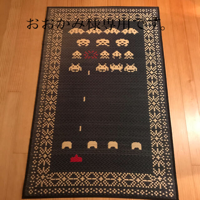 TAITO(タイトー)のい草/SPACE INVADERS MAT（スペースインベーダーマット） インテリア/住まい/日用品のラグ/カーペット/マット(カーペット)の商品写真