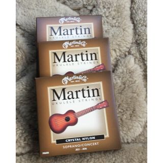 マーティン(Martin)のMartinウクレレ専用ケース　+Martin ウクレレ弦(その他)