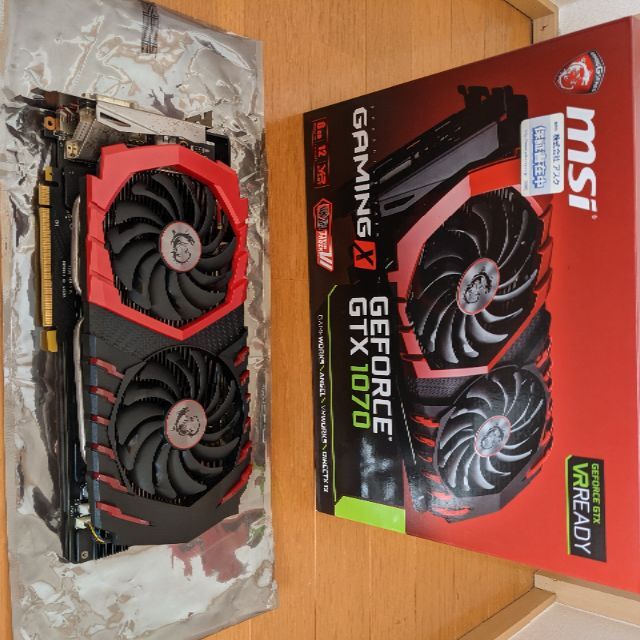 MSI GTX 1070 GAMING X 8G [PCIExp 8GB]PC/タブレット