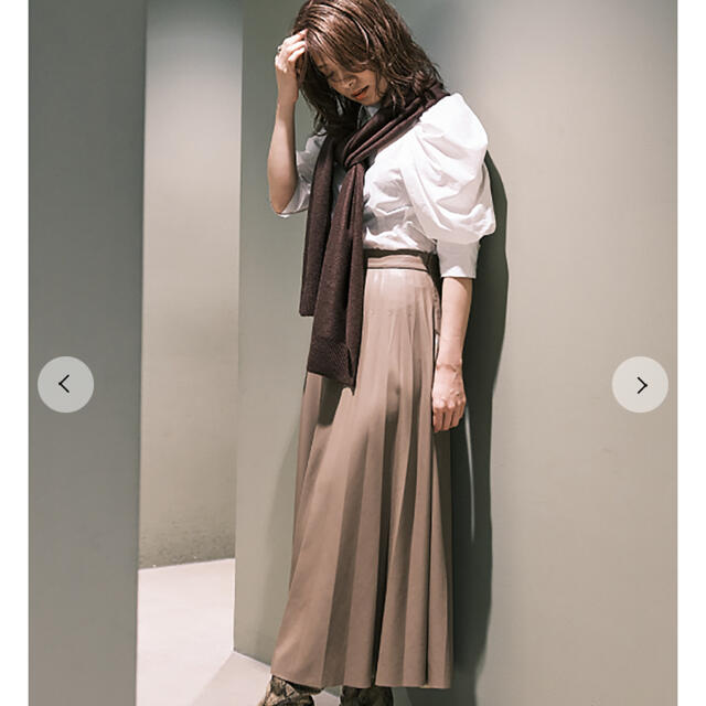 SNIDEL(スナイデル)のsnidel レザープリーツスカート レディースのスカート(ロングスカート)の商品写真