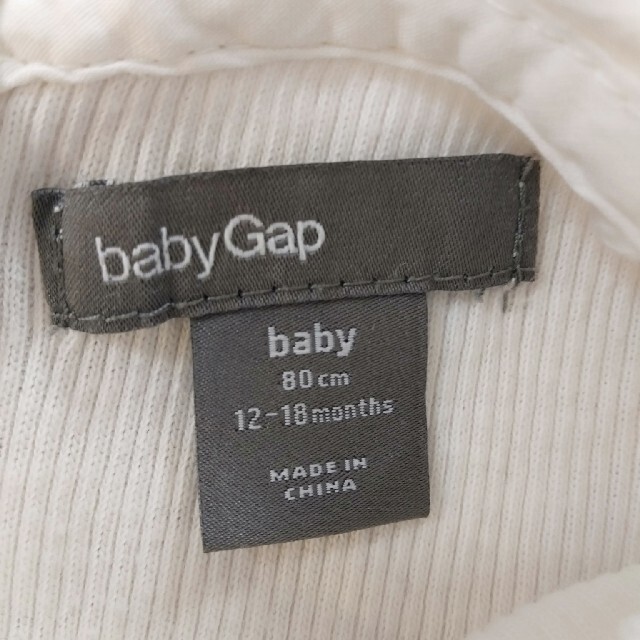 babyGAP(ベビーギャップ)の【処分前値下げ！】ベビーギャップ　襟付き長袖ロンパース キッズ/ベビー/マタニティのベビー服(~85cm)(ロンパース)の商品写真