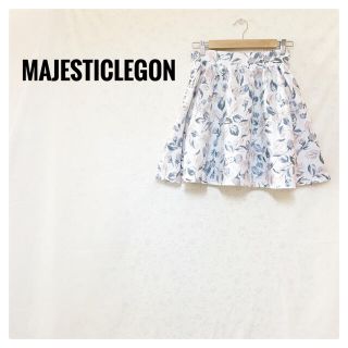 マジェスティックレゴン(MAJESTIC LEGON)の【可愛らしい花柄フレア】マジェスティックレゴン 花柄フレアスカート(ミニスカート)