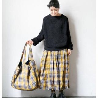 新品　ichi antiquite's ピンクチェック　トップススカート　セット
