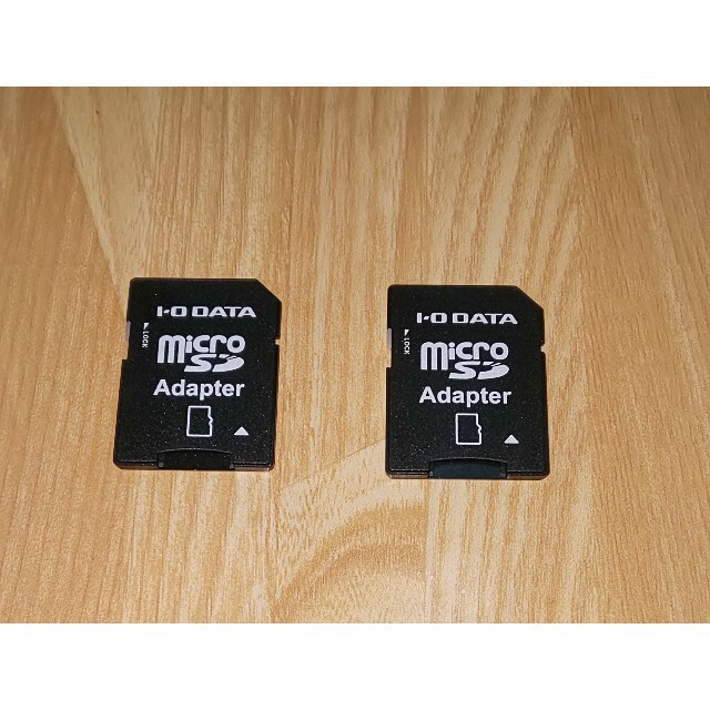 IODATA(アイオーデータ)のmicroSDカードのアダプター スマホ/家電/カメラのスマートフォン/携帯電話(その他)の商品写真