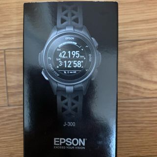 エプソン(EPSON)のエプソン　ランニングウォッチ　J300B(トレーニング用品)