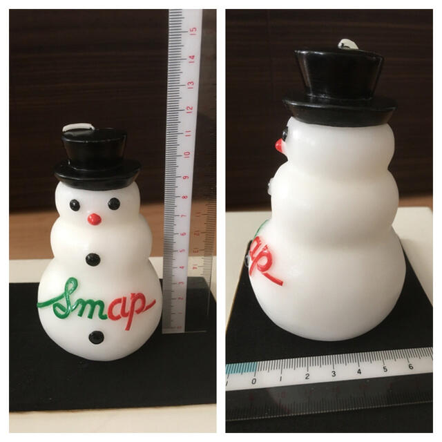 SMAPオリジナル雪だるまキャンドル コスメ/美容のリラクゼーション(キャンドル)の商品写真