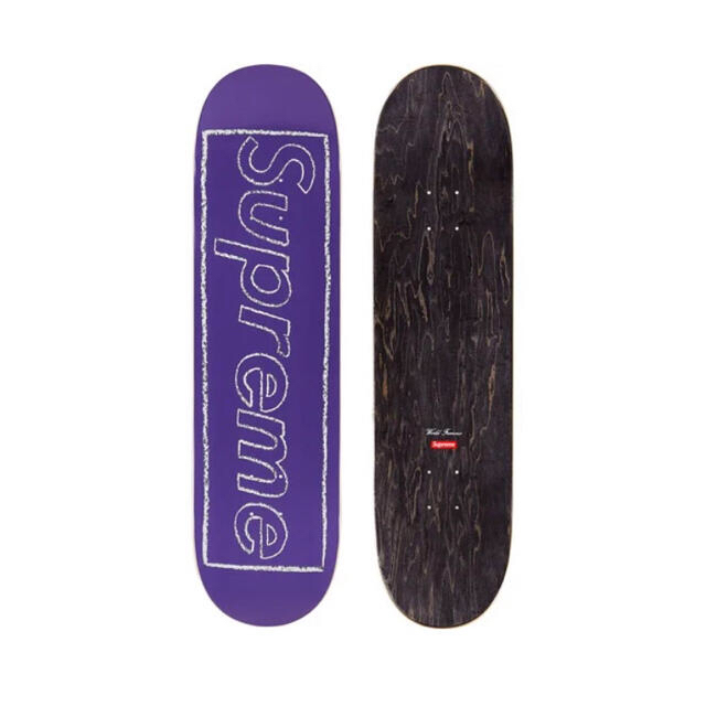 Supreme(シュプリーム)のKAWS Chalk Logo Skateboard Violet スポーツ/アウトドアのスポーツ/アウトドア その他(スケートボード)の商品写真