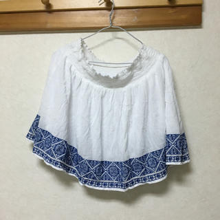 オールドネイビー(Old Navy)のOLD NAVY☆刺繍スカート(ミニスカート)