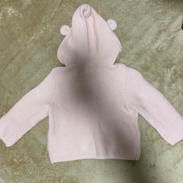 babyGAP(ベビーギャップ)のgap baby くま耳 カーディガン 12-18months キッズ/ベビー/マタニティのベビー服(~85cm)(カーディガン/ボレロ)の商品写真