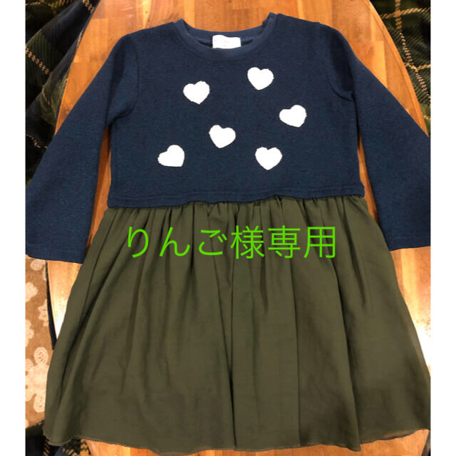 ワンピース　キッズ　120 キッズ/ベビー/マタニティのキッズ服女の子用(90cm~)(Tシャツ/カットソー)の商品写真