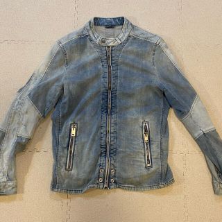 ディーゼル(DIESEL)の★ほぼ新品★DIESL JAMBRA ライダースジョグジャケット Lサイズ(Gジャン/デニムジャケット)