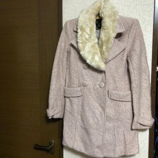 セシルマクビー(CECIL McBEE)のセシルマクビー　ファー付きコート(ロングコート)