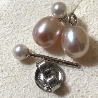 【現行品】MIKIMOTO パールピアス k18 5.5mm