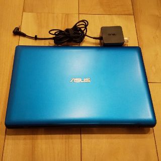 エイスース(ASUS)のASUS X200MA-B-BLUE ノートパソコン(ノートPC)