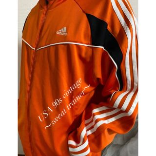 アディダス(adidas)の【激レア】アディダス ジャージ  XL オレンジ メンズ 90s 希少 フルダン(ジャージ)