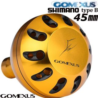シマノ(SHIMANO)のゴメクサス ✨シマノ typeＢ☆ノブ/45mm ゴールドブラック　ステラSWに(リール)