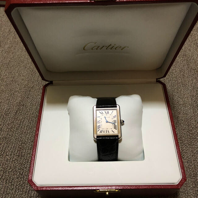 【美品】Cartier☆タンクソロLM腕時計