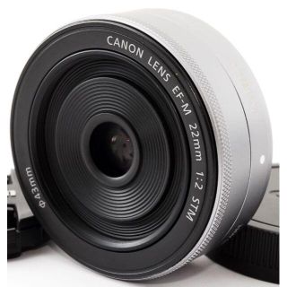 キヤノン(Canon)のキヤノン Canon FF-M 22mm STM シルバー 単焦点レンズ(レンズ(単焦点))