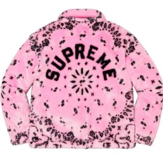 シュプリーム(Supreme)のBandana Faux Fur Bomber Jacket Pink L(その他)