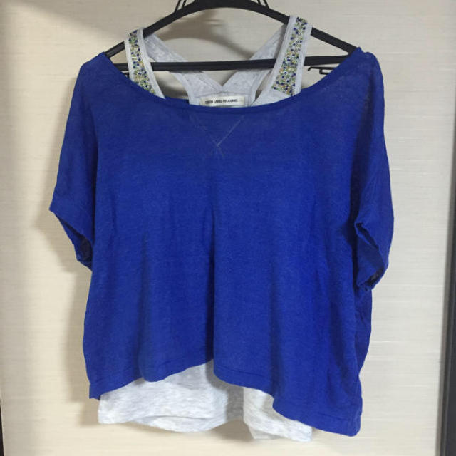 UNITED ARROWS green label relaxing(ユナイテッドアローズグリーンレーベルリラクシング)の2way♡トップス レディースのトップス(Tシャツ(半袖/袖なし))の商品写真