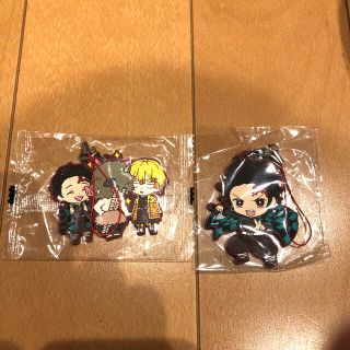 鬼滅の刃　ガチャガチャ　ラバーストラップ　2点セット(ストラップ)
