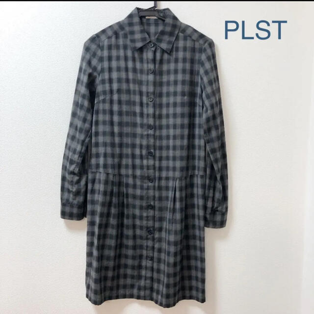 PLST(プラステ)のシャツワンピース プラステ PLST ワンピース レディースのワンピース(ロングワンピース/マキシワンピース)の商品写真