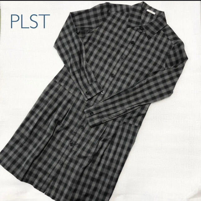 PLST(プラステ)のシャツワンピース プラステ PLST ワンピース レディースのワンピース(ロングワンピース/マキシワンピース)の商品写真