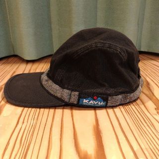 カブー(KAVU)のキャップ　KAVU　キャンプキャップ　Lサイズ　黒　帽子　アウトドア(キャップ)