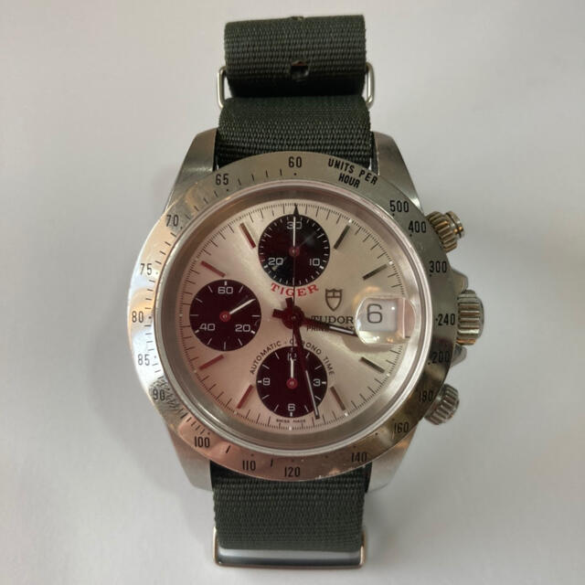 【日本産】 Tudor - 純正品　チュードル　クロノグラフ　79280 腕時計(アナログ)