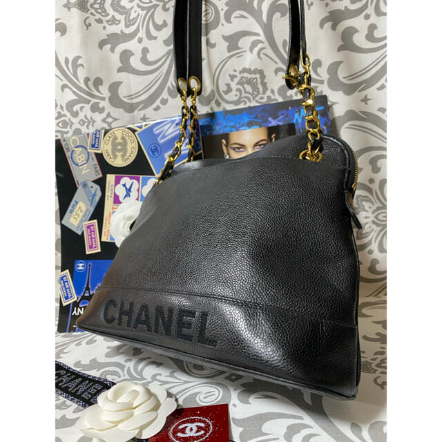 専用 正規品 CHANEL キャビアスキン チェーンバッグ 美品