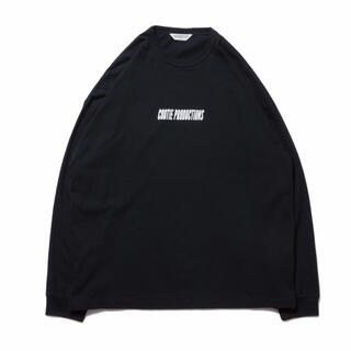 クーティー(COOTIE)の新品 COOTIE オーバーサイズ ロンT ブラック M(Tシャツ/カットソー(七分/長袖))