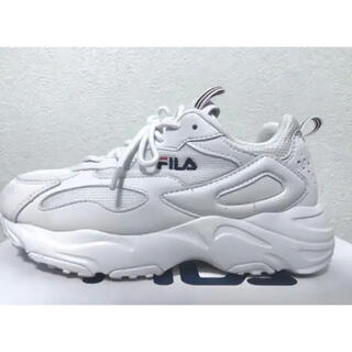 フィラ(FILA)のFILA RAY TRACER (WHITE)  23.0 スニーカー　厚底(スニーカー)