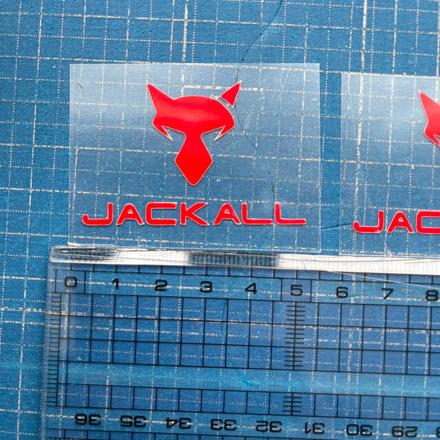 JACKALL(ジャッカル)の【処分価格】転写シート加工　※布地マスクに貼れます スポーツ/アウトドアのフィッシング(ロッド)の商品写真