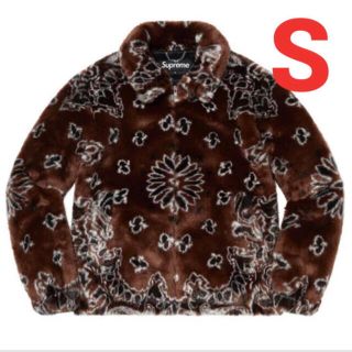 シュプリーム(Supreme)のSupreme Bandana Faux Fur Jacket  Sサイズ(ダウンジャケット)