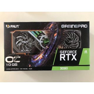 新品未開封品　Palit RTX 3080 Gamingpro OC 10GB(PCパーツ)