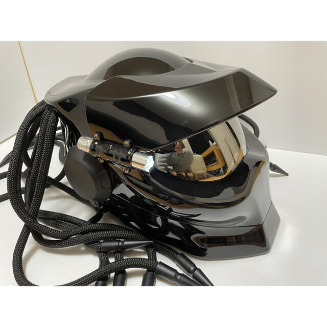 プレデター バイクヘルメット グロスブラック LEDライト付 新品未使用